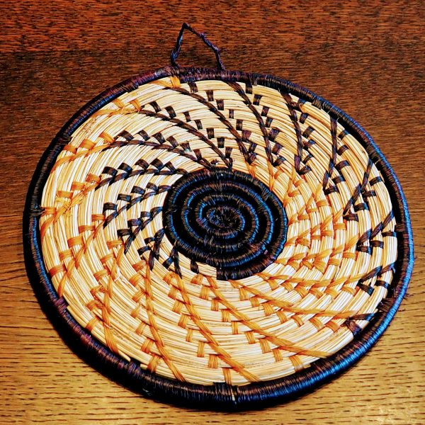 Kleiner Pfannenuntersetzer aus Sisal
